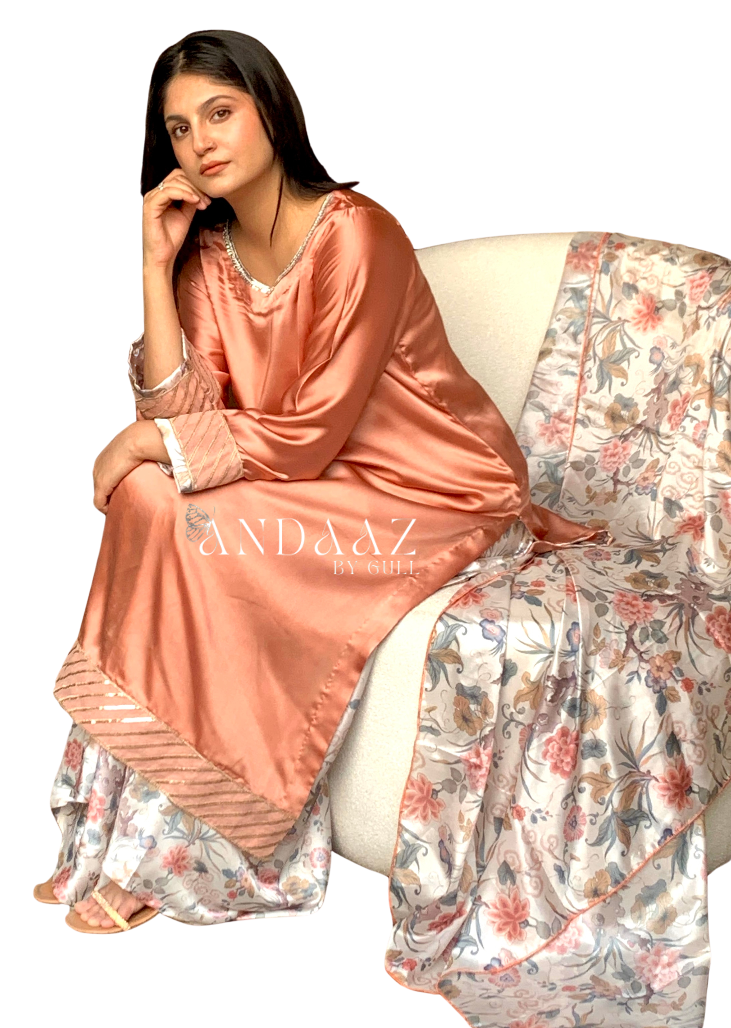 Printed Plazo Suit with Printed Duppatta